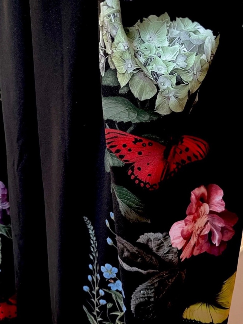 Alice + Olivia Berna Floral Strapless Jumpsuit In The Wind Side Split Leg 10 NWT - Picture 11 of 16